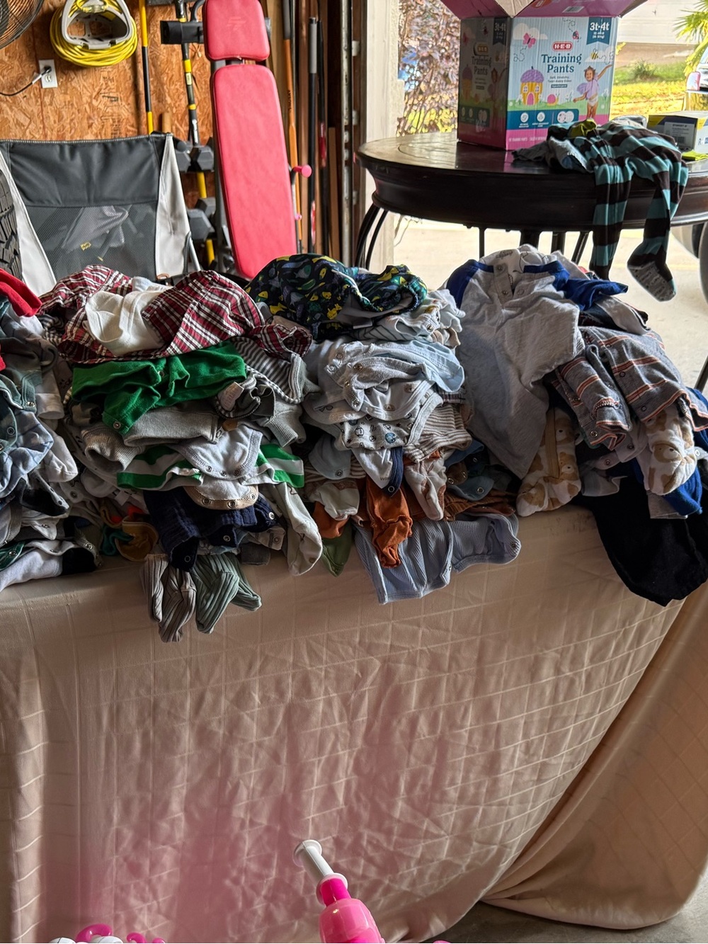 Mixed Baby boy One-Piece Bodysuits, Sleepers, pants, and some jackets 0-9months